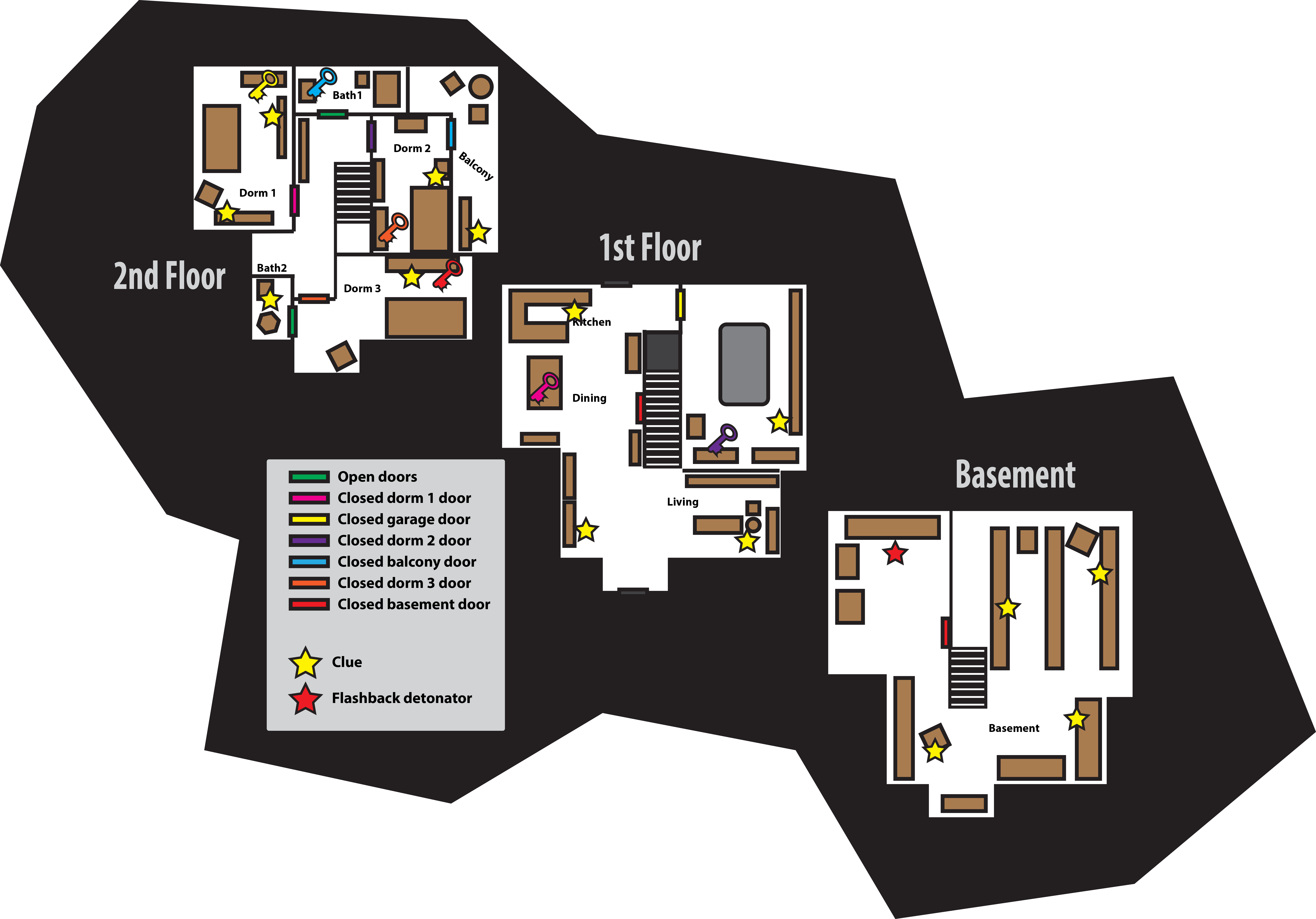 Abduction house floor plan.
